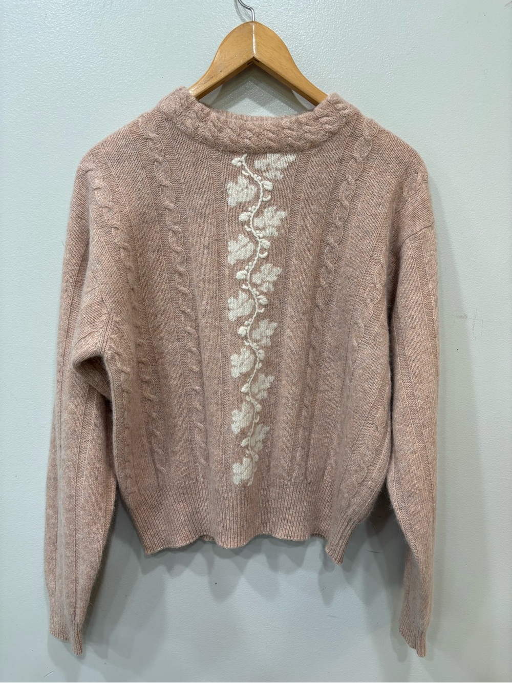 Vintage Liz Claiborne Lambswool Angora Rabbit Hair Sweater Women’s Size Medium